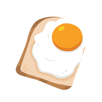 Sandwich with Fried Egg png