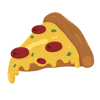 cheese pizza slice cartoon png