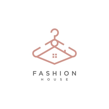 Fashion logo design with fresh and unique creative idea vector