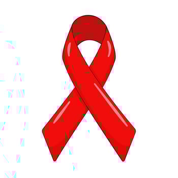 Red ribbon. World Aids Day vector