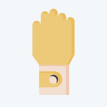 Icon Gloves. related to Golf symbol. flat style. simple design editable. simple illustration vector