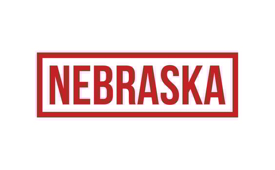 Nebraska Rubber Stamp Seal Vector