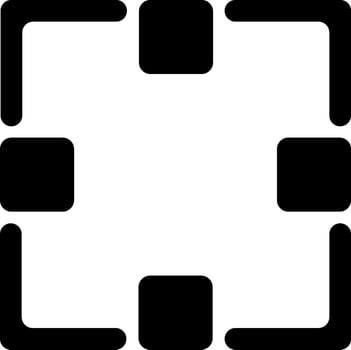 Flat style camera portrait mode. vector