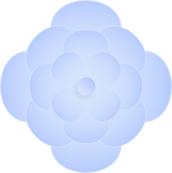 Flower, Element of floral paper cut. Paper cut of flower shape and spring symbol. png