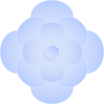Flower, Element of floral paper cut. Paper cut of flower shape and spring symbol. png