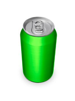Aluminum cans. transparent background png