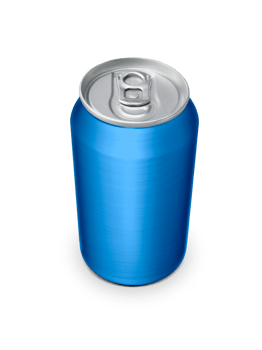 Aluminum cans. transparent background png