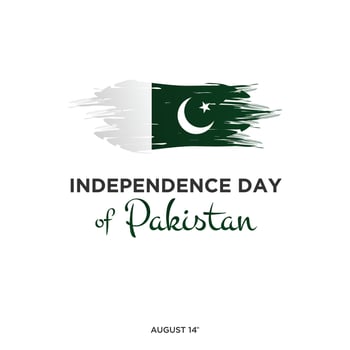 Independence Day of Pakistan vector template 14th August