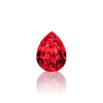 Red dazzling diamonds. on transparent background png