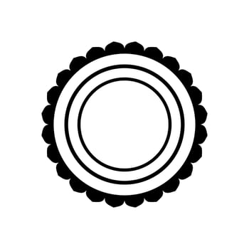 Geometrical Motive Pattern, Artistic Circle-Shaped, Modern Contemporary Mandala, Minimaslim and Monochormefor Decoration, Background, Decoration or Graphic Design Element. Vector Illustration