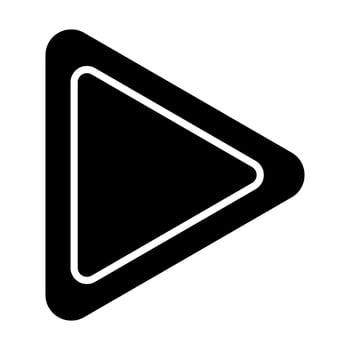 Play Vector Glyph Icon For Personal And Commercial Use.