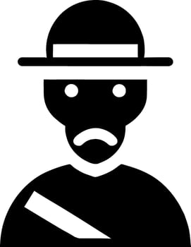 Human skull , death or dead flat vector icon for games and websites