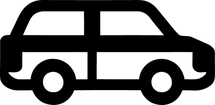 Car. monochrome icon vector