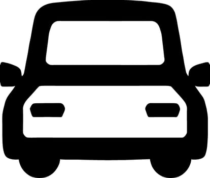 Car. monochrome icon vector