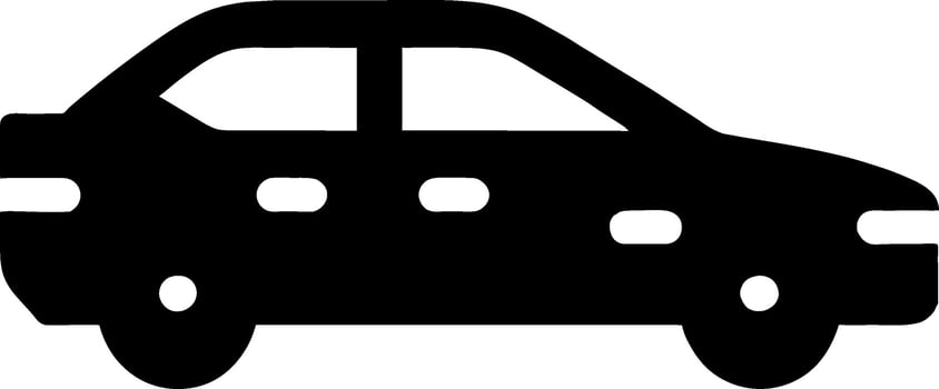 Car. monochrome icon vector