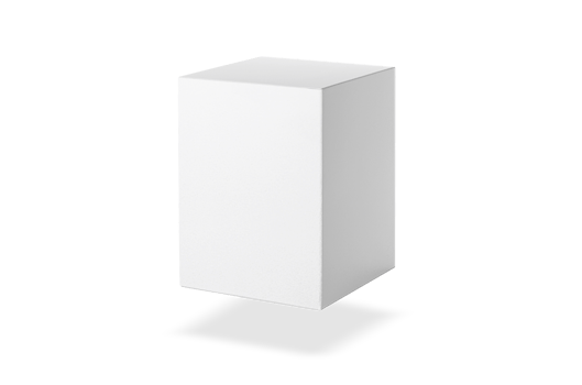 blank packaging white cardboard box transparent background png