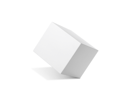 blank packaging white cardboard box transparent background png