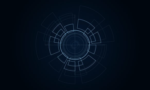 Sci fi futuristic user interface, HUD, Technology abstract background , Vector illustration.