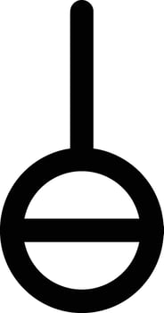 Asexual or asexuality sex orientation gender symbol vector image