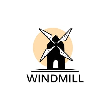 Windmill Logo Template vector