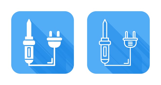 Soldering Iron Vector Icon