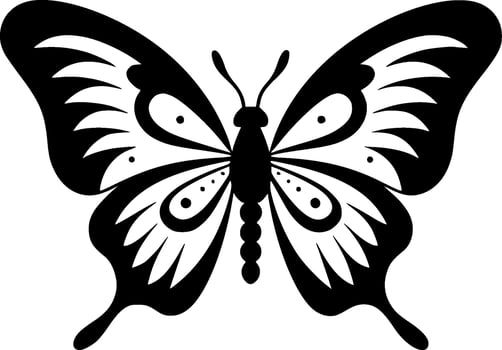 Butterflies - Minimalist and Flat Logo - Vector illustration