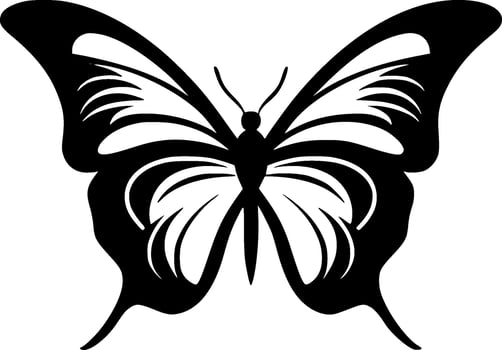 Butterfly - Minimalist and Flat Logo - Vector illustration
