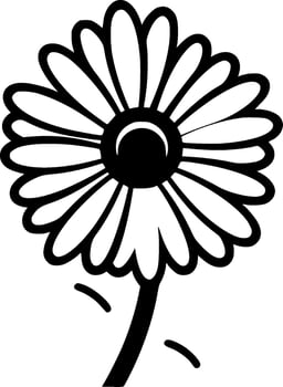 Daisy - Minimalist and Flat Logo - Vector illustration