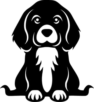 Dog - High Quality Vector Logo - Vector illustration ideal for T-shirt graphic