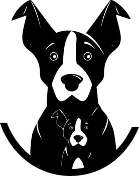 Dog Mom - High Quality Vector Logo - Vector illustration ideal for T-shirt graphic