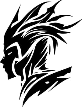 Fantasy - Minimalist and Flat Logo - Vector illustration