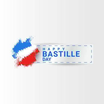 happy bastille day background, suitable for posters, backgrounds, stickers and others vector