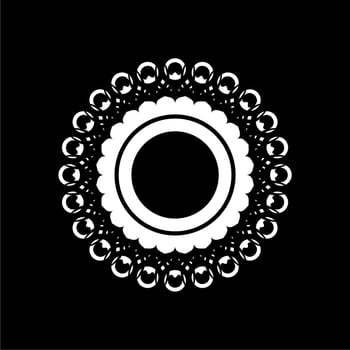 Ornamental Motive Pattern, Artistic Circle-Shaped, Modern Contemporary Mandala, for Decoration, Background, Decoration or Graphic Design Element. Vector Illustration