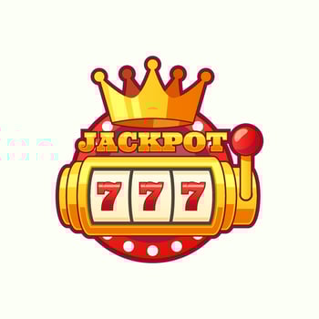 Slot machine with lucky sevens jackpot vector