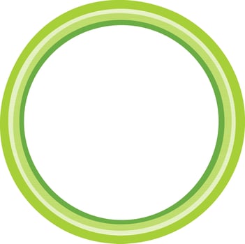 Blank circle frame with space for your text. vector