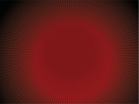 Shiny red rays texture background with sunburst. vector