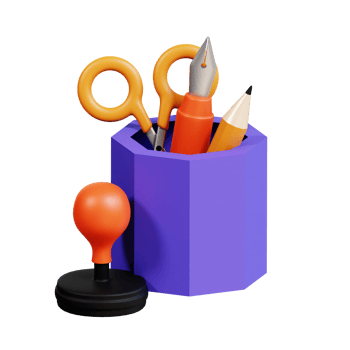 Office Tools 3D Icon png