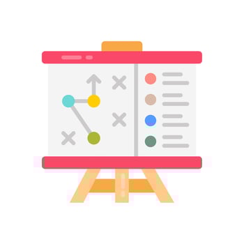 Work Strategy icon in vector. Illustration vector
