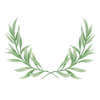 Leaves for decorations in wedding card. png