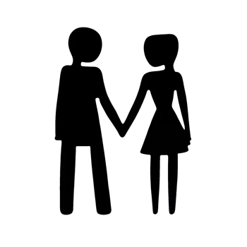 AI-Generative, A person holding hands with another person. png