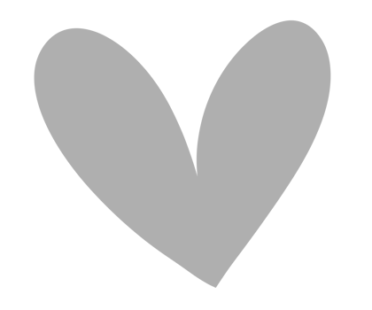 Gray heart sign isolated on transparent background. Valentines day icon. Hand drawn heart shape. World heart day concept. Love icon. PNG illustration