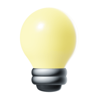 Round lamp icon 3d illustration png