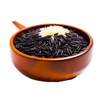 Wild black rice png