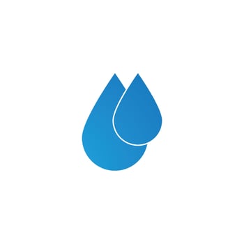 water drop Logo Template vector