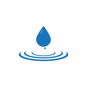 water drop Logo Template vector