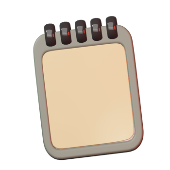 3d calendar icon with copy space area png