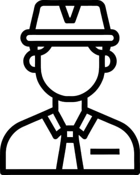 black man cartoon vector