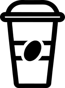 coffee cup cartoon vector