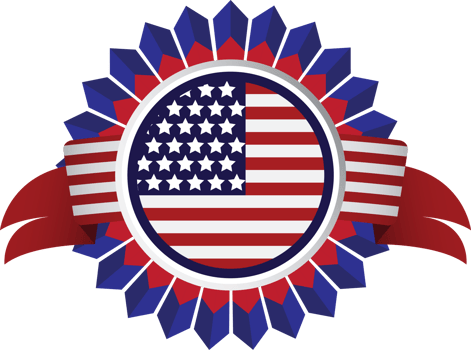 USA important day element png