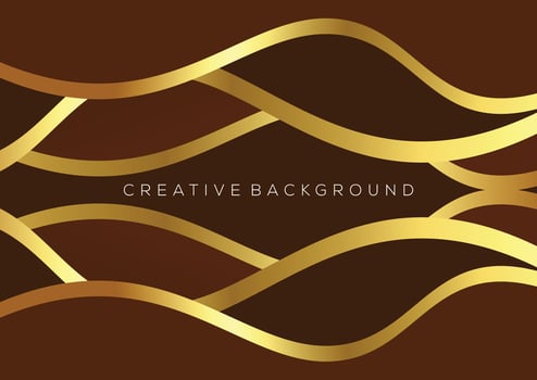dark brown with luxury line background vector